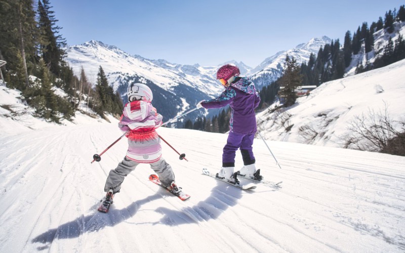 Kinderen op de piste