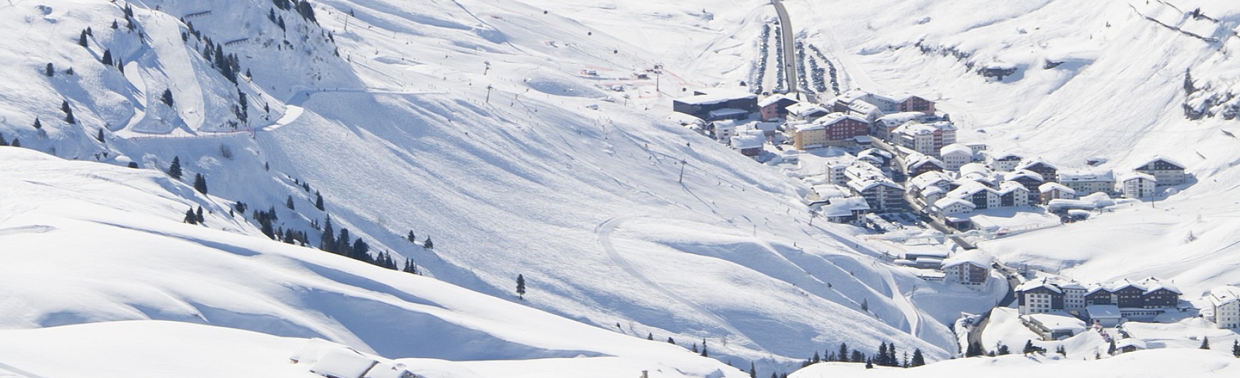 Zürs am Arlberg dorpje